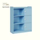  HAPPY FURNITURE , Tủ lưu trữ 3 cửa mở cho trẻ em - KID , TLT_009 , 80cm x 32cm x 100cm 