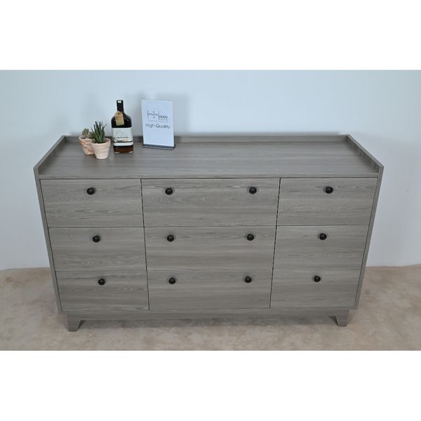  HAPPY FURNITURE , Tủ đựng đồ 9 ngăn kéo - KINA , THK_072 , 140cm x 45cm x 84cm 