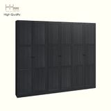  HAPPY FURNITURE , MATTA - Kệ sách 6 tầng 6 cánh mở, KSA_066 , 240cm x 28cm x 200cm DxRxC 