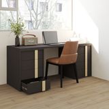  HAPPY FURNITURE , Bàn làm việc 8 ngăn kéo - SPACE, BAN_145 , 180cm x 59cm x 75cm DxRxC 
