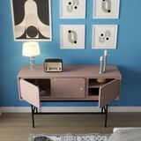  HAPPY FURNITURE , Tủ lưu trữ 3 cửa mở chân sắt - SWEETY , TCM_064 , 136cm x 40cm x 82cm 