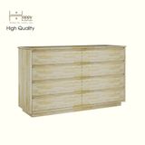 HAPPY FURNITURE , gỗ tự nhiên , Tủ lưu trữ 8 ngăn kéo - GALI , THK_177 , 140cm x 45cm x 82cm 