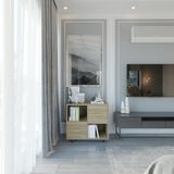  HAPPY FURNITURE , Tủ đựng hồ sơ 2 tầng - COMFEE , THK_014 , 80cm x 40cm x 66cm 