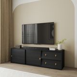  HAPPY FURNITURE , Kệ TV 2 cửa lùa 2 ngăn kéo - CALYN , KTV_100 , 180cm x 40cm x 52cm DxRxC 