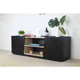  HAPPY FURNITURE , Kệ TV 2 cửa mở - VIGGO , KTV_048 , 160cm x 40cm x 54cm 