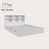  HAPPY FURNITURE , Giường ngủ 3 ngăn kéo - BONY , GNG_021 GNG_022 GNG_023 GNG_024 , 221cm x 28cm, dài x cao 
