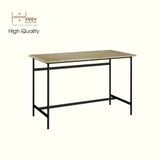  HAPPY FURNITURE , Gỗ tự nhiên , Bàn làm việc chân sắt - YANNA , BAN_099 BAN_100 , 60cm x 75cm, rộng x cao 