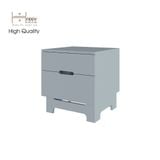  HAPPY FURNITURE , Táp đầu giường 2 ngăn kéo - LILY , THK_108 , 50cm x 45cm x 52cm 
