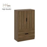  HAPPY FURNITURE , Tủ đựng đồ 2 ngăn kéo - DASH , TCM_027 , 70cm x 35cm x 112cm 