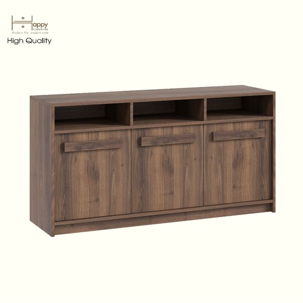  HAPPY FURNITURE , Tủ lưu trữ 3 cửa mở - RUBEL, TCM_225, 140cm x 40cm x 72cm DxRxC 