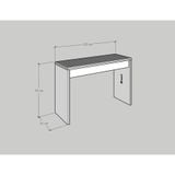  HAPPY FURNITURE , Bàn trang điểm ngăn kéo - DOOBIE , BAN_001 , 120cm x 41cm x 78cm 