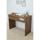  HAPPY FURNITURE , Bàn trang điểm 3 ngăn kéo - ROTAN , BAN_072 , 100cm x 45cm x 78cm 