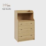  HAPPY FURNITURE , Tủ 3 ngăn kéo - CANA , THK_010 , 70cm x 46cm x 116cm 