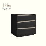  HAPPY FURNITURE , Táp đầu giường 3 ngăn kéo - VIGGO , THK_158 , 62cm x 40cm x 61cm 