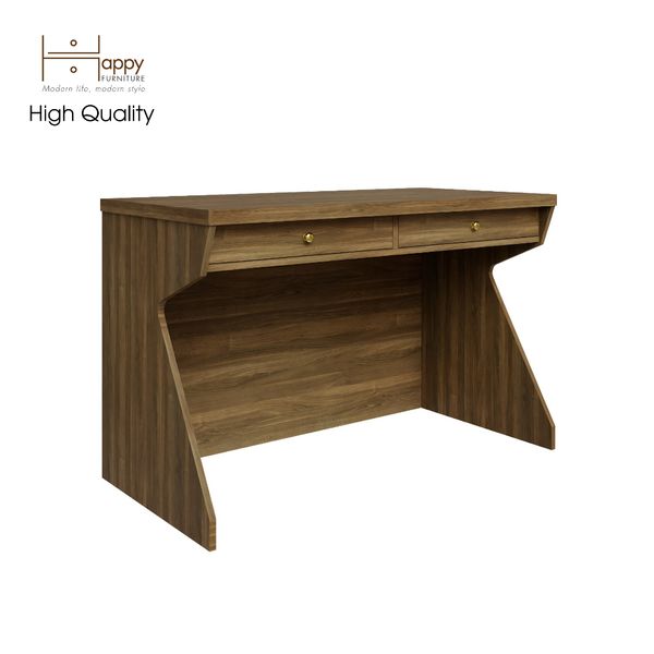  HAPPY FURNITURE , Bàn làm việc 2 ngăn kéo - HELI , BAN_056 , 120cm x 60cm x 75cm 