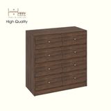  HAPPY FURNITURE , Tủ lưu trữ 8 ngăn kéo - DALEY ,THK_343 , 100cm x 45cm x 100cm DxRxC 