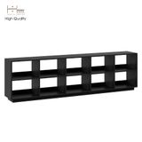  HAPPY FURNITURE , Kệ sách 2x5 - ZANE , KSA_033 , 220cm x 32cm x 62cm 