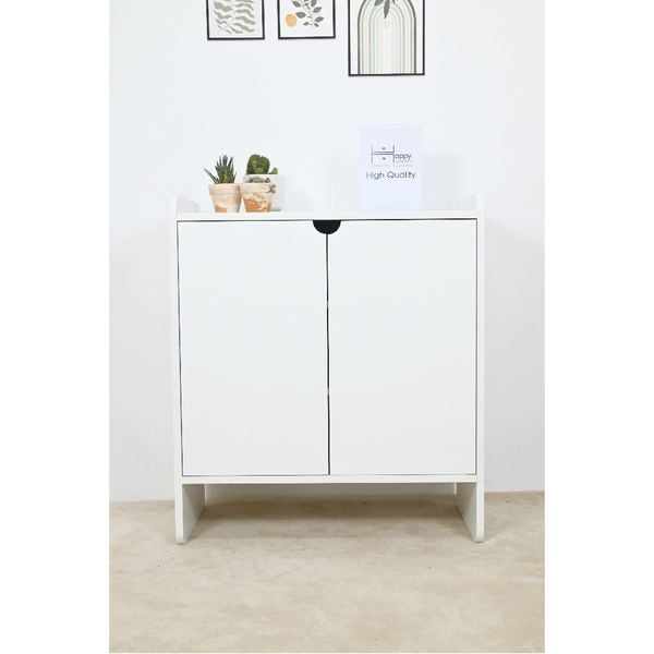  HAPPY FURNITURE , Tủ giày 2 cửa mở - CIRCLE , TCM_068 , 70cm x 34cm x 80cm 