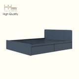  HAPPY FURNITURE ,  Giường ngủ 2 ngăn kéo -  LAVIA , GNG_154 GNG_155 GNG_156 GNG_157 , 207cm x  36cm 