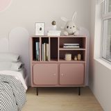  HAPPY FURNITURE , Tủ lưu trữ nhiều ngăn chân sắt - SWEETY , TCM_060 , 86cm x 40cm x 95cm 