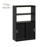  HAPPY FURNITURE , Tủ lưu trữ 2 cửa lùa - LUCA , TCL_009 , 86cm x 40cm x 140cm 