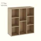  HAPPY FURNITURE , Kệ sách 8 ngăn - CATY , KSA_092, 74cm x 28cm x 77cm DxRxC 