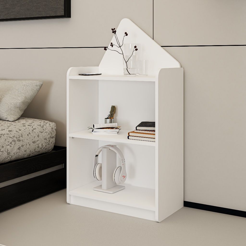  HAPPY FURNITURE , Kệ lưu trữ cho trẻ em - KID , KSA_052 , 60cm x 32cm x 110cm 