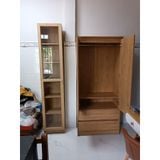  HAPPY FURNITURE , Tủ treo quần áo 2 ngăn kéo - SALY , TCM_011 , 80cm x 52cm x 180cm 