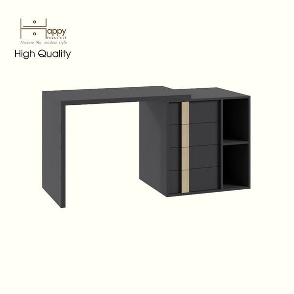  HAPPY FURNITURE , Bàn trang điểm 4 ngăn kéo - SPACE, BAN_144 , 100cm x 59cm x 75cm DxRxC 