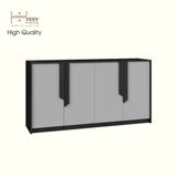  HAPPY FURNITURE , Tủ lưu trữ 4 cánh mở - PONIX , TCM_112 , 160cm x 40cm x 84cm 