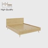  HAPPY FURNITURE , Giường ngủ chân gỗ chéo - OSRI , GNG_025 GNG_026 GNG_027 GNG_068 , 207x35cm , dài x cao 