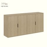  HAPPY FURNITURE ,Tủ lưu trữ 4 cửa mở - LAYLA , TCM_273 , 180cm x 40cm x 86cm DxRxC 