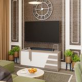  HAPPY FURNITURE , Kệ TV 3 ngăn kéo - PONIX , KTV_027 , 140cm x 40cm x 58cm 