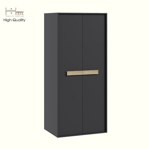  HAPPY FURNITURE , Tủ quần áo 2 cửa mở - SPACE, TCM_240 , 80cm x 59cm x 180cm DxRxC 