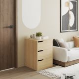  HAPPY FURNITURE , Tủ lưu trữ 3 ngăn kéo - ASO, THK_340 , 50cm x 50cm x 70cm DxRxC 