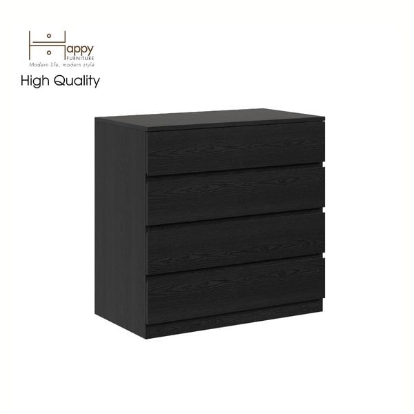  HAPPY FURNITURE , Tủ đựng đồ 4 ngăn kéo - OLA , THK_089 , 80cm x 45cm x 78cm 