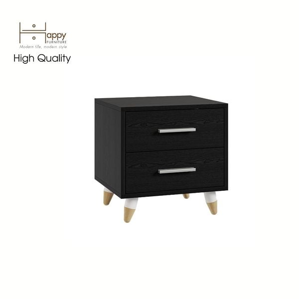  HAPPY FURNITURE , Táp đầu giường chân gỗ chéo - OSRI , THK_024 , 45cm x 40cm x 45cm 