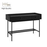  HAPPY FURNITURE , Bàn trang điểm 2 ngăn chân sắt - KINA , BAN_040 , 110cm x 45cm x 75cm 