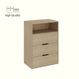  HAPPY FURNITURE , Tủ lưu trữ 3 ngăn kéo - LAYLA , THK_332 , 65cm x 40cm x 93cm DxRxC 