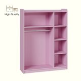  HAPPY FURNITURE , Tủ quần áo cho trẻ em - KID , TLT_007 , 100cm x 32cm x 134cm 