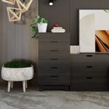  HAPPY FURNITURE , Tủ lưu trữ 6 ngăn kéo - MOLLY , THK_105 , 64cm x 45cm x 120cm 