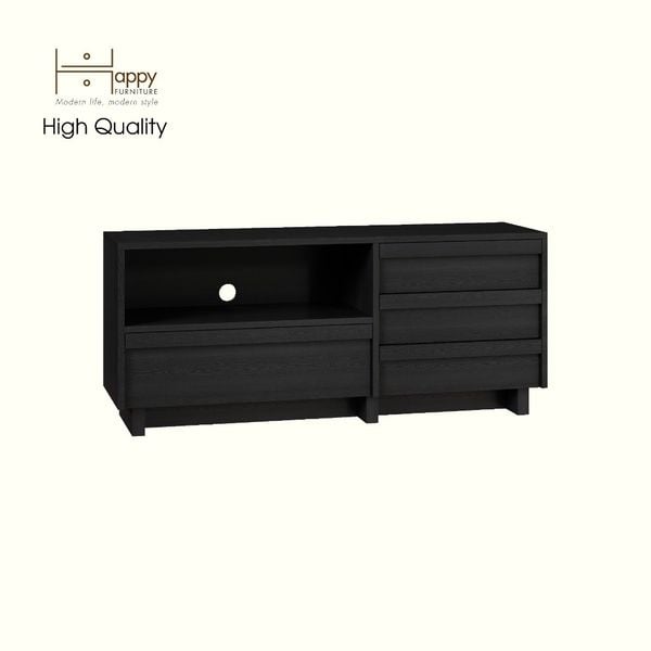  HAPPY FURNITURE , Kệ TV 4 hộc kéo - MAVIS , KTV_041 , 120cm x 40cm x 52cm 