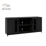  HAPPY FURNITURE , Tủ lưu trữ 2 cửa mở chân sắt - LOUIS , TCM_032 , 150cm x 40cm x 66cm 