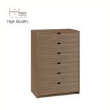  HAPPY FURNITURE , Tủ đựng đồ 6 ngăn kéo - CIRCLE , THK_084 , 76cm x 45cm x 110cm 