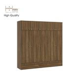  HAPPY FURNITURE , Tủ quần áo - ELEGANT , TCM_046 , 2m2x2m2 , 220cm x 54cm x 220cm 