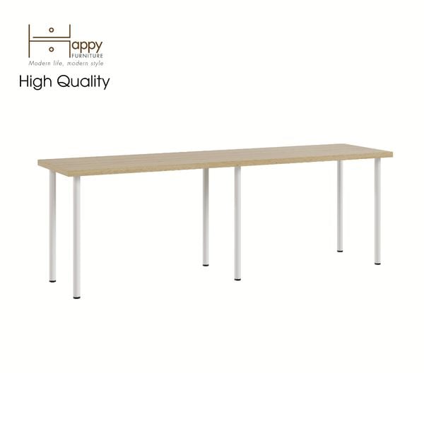  HAPPY FURNITURE ,  Bàn làm việc 6 chân sắt  - LIDA , BAN_017 BAN_018 BAN_019 , 60x73cm , sâu x cao 