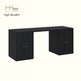  HAPPY FURNITURE , Bàn làm việc 4 cửa mở - DALEY , BAN_157 , 180cm x 59cm x 75cm DxRxC 