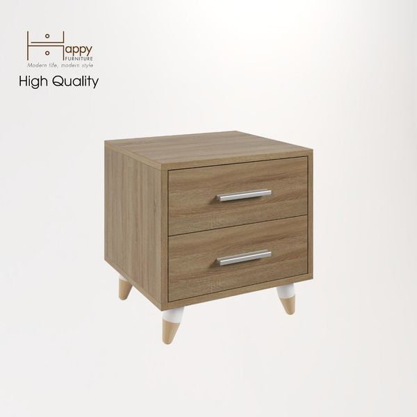  HAPPY FURNITURE , Táp đầu giường chân gỗ chéo - OSRI , THK_024 , 45cm x 40cm x 45cm 