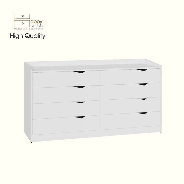  HAPPY FURNITURE , Tủ lưu trữ 8 ngăn kéo - WINNI , THK_140 , 160cm x 45cm x 84cm 