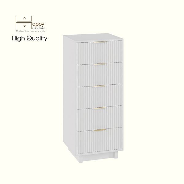  HAPPY FURNITURE , Tủ lưu trữ 5 ngăn kéo - NAMI, THK_243 , 50cm x 45cm x 119cm DxRxC 